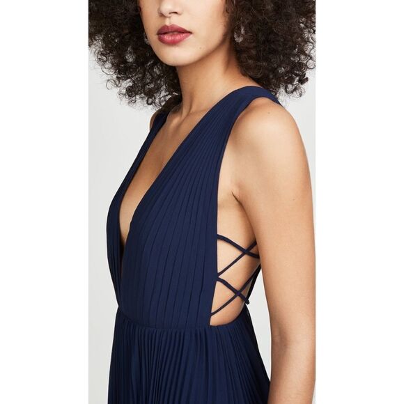 Fame and Partners Plunge Allegra Dress Black size US2 - Picture 6 of 13